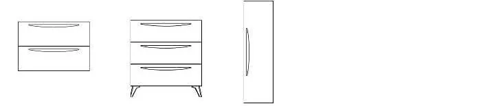 Azulejera Cerámica Cordobesa S.L. Muebles de baño serie Arco diagramas