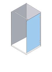 Azulejera Cerámica Cordobesa S.L. mampara de ducha y baño de hojas abatibles o plegables newglass modelo NG-290